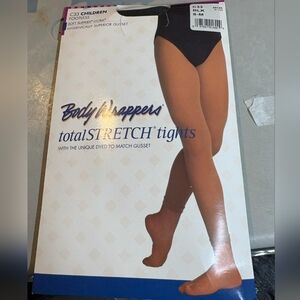 Body Wrappers Children's Black Footless Tights